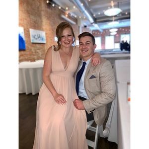 Heavenly Hues Blush Bridesmaids Dress